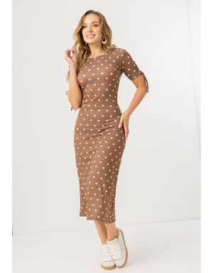 Vestido Largo Mujer Estampado Mp 107534