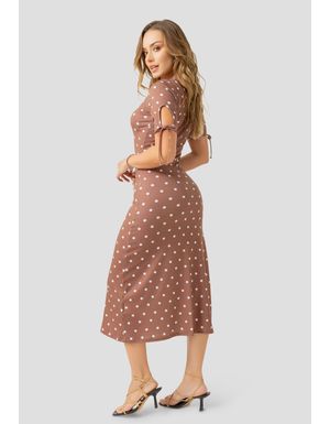 Vestido Largo Mujer Estampado Mp 107534